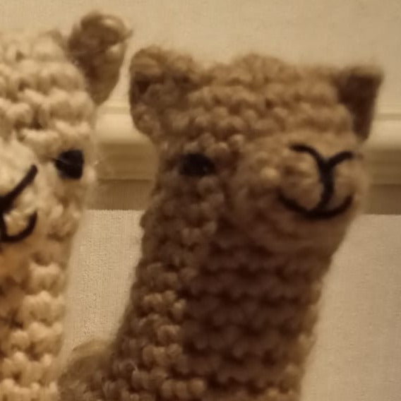 Alpaka Kuscheltier handgehäkelt
