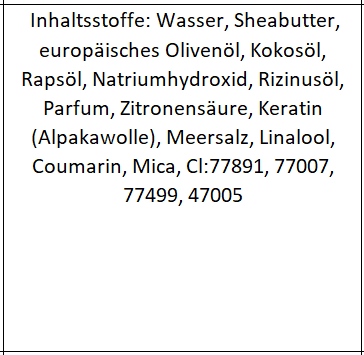 Alpaka Keratin Seife "Magic Moment"