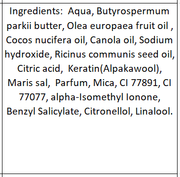 Alpaka Keratin Seife "Nevada"