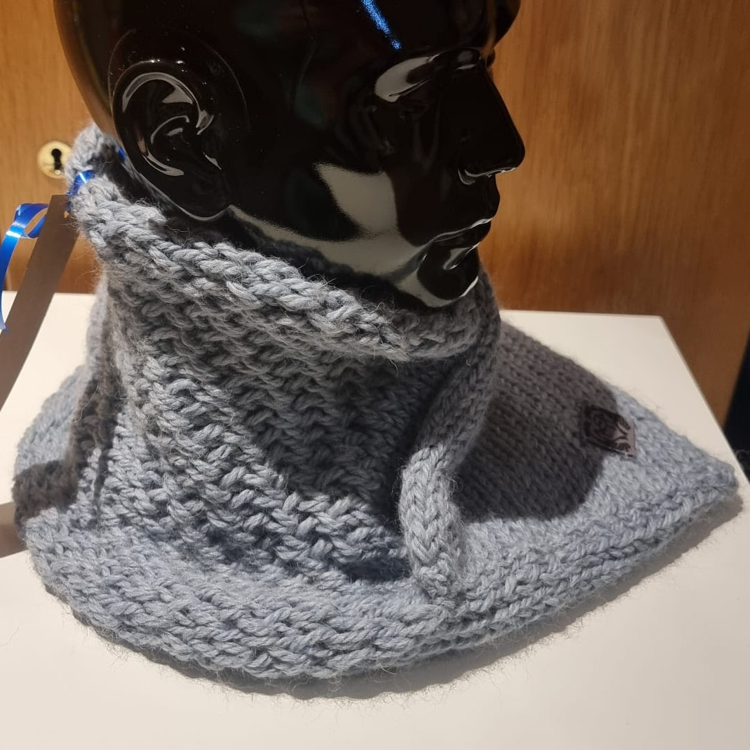 Kuscheliger Loom-Schal mit Muster aus 100% Baby-Alpaka-Wolle