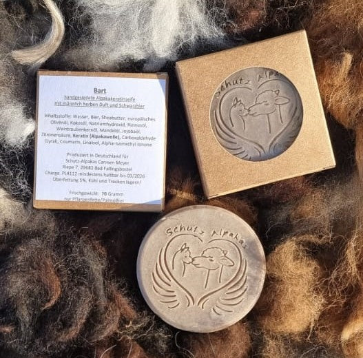 Alpaka Keratin Seife "Bart"