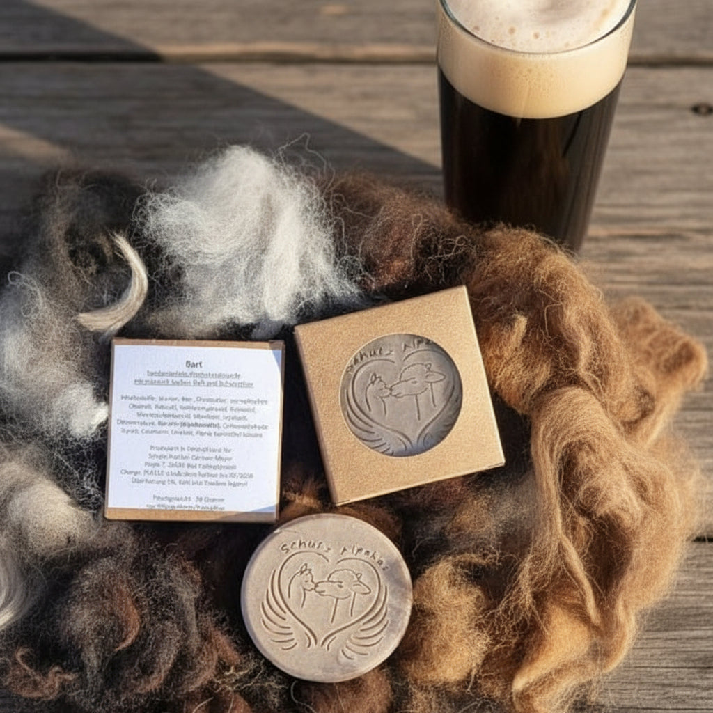 Alpaka Keratin Seife "Bart"