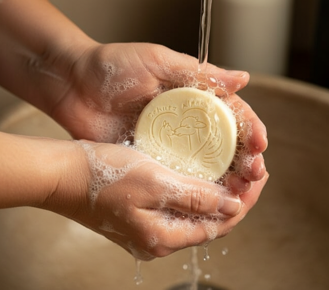Alpaka Keratin Seife "Haut und Haare"