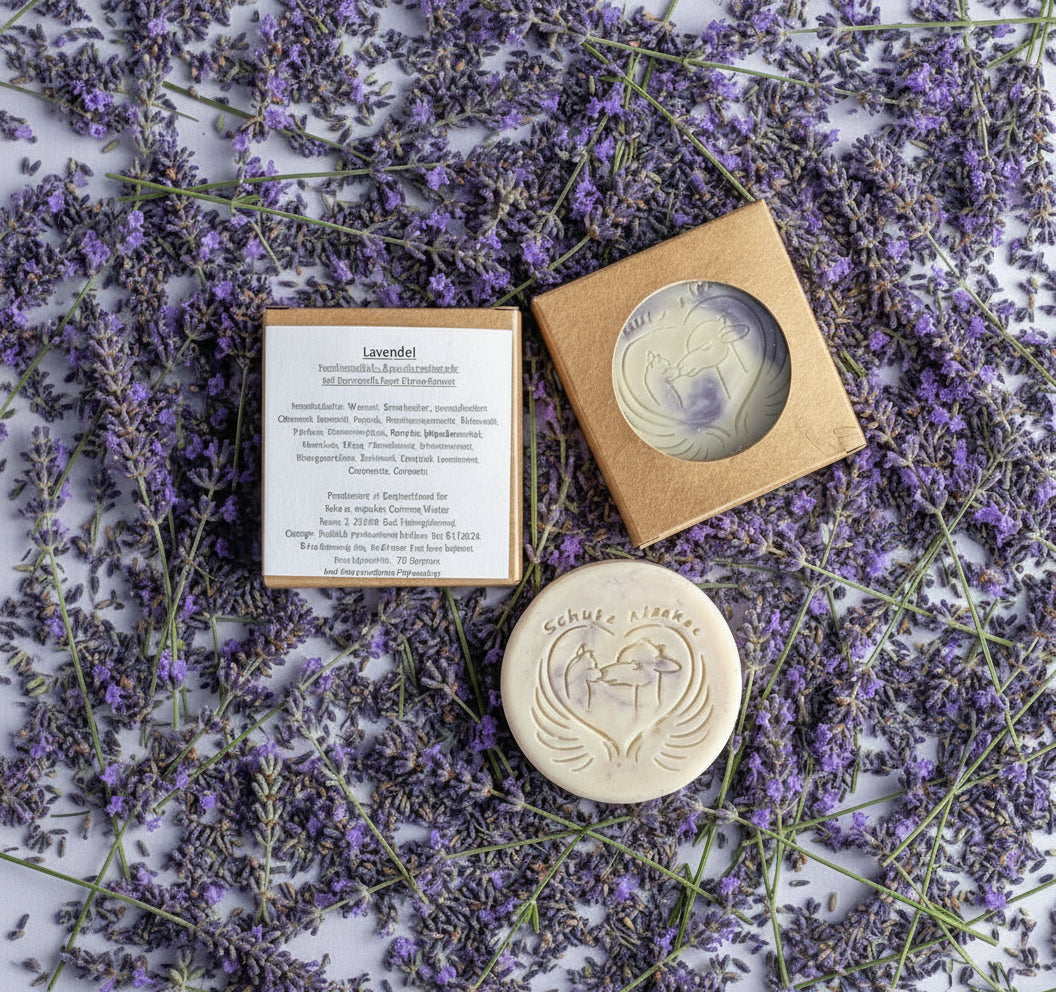 Alpaka Keratin Seife "Lavendel"