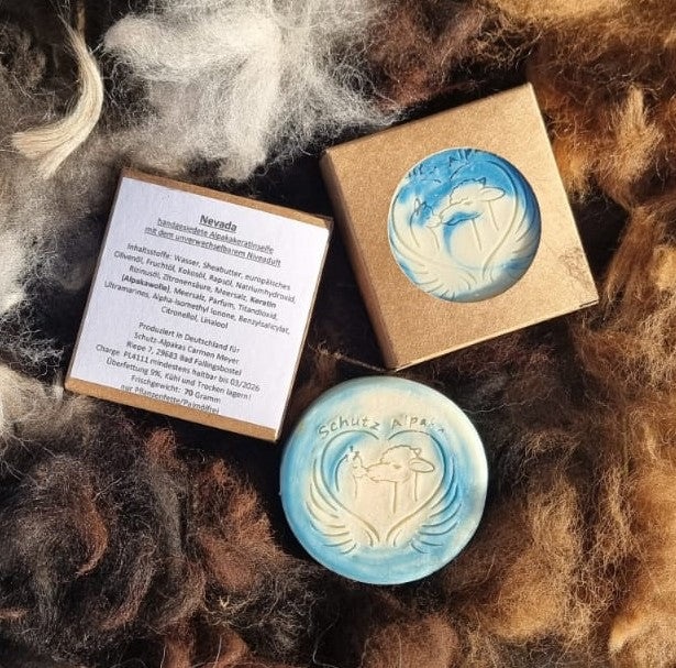 Alpaka Keratin Seife "Nevada"