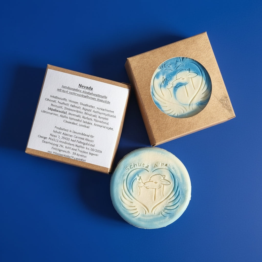 Alpaka Keratin Seife "Nevada"