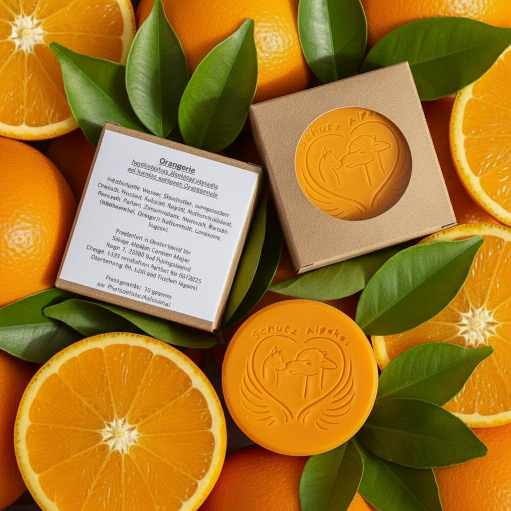 Alpaka Keratin Seife "Orangerie"