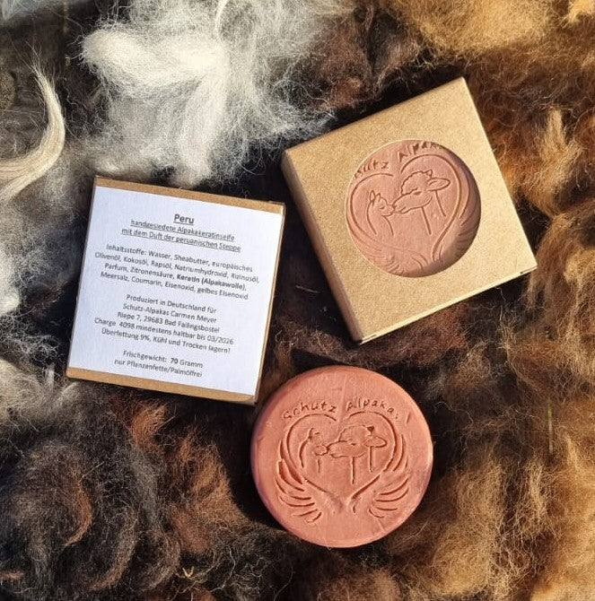 Alpaka Keratin Seife "Peru"