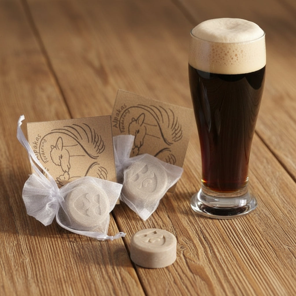 Alpaka Keratin Seife "Bart"