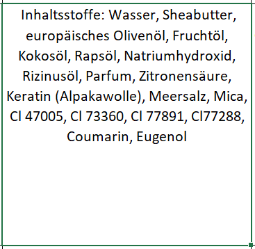 Alpaka Keratin Seife "Glühwein"