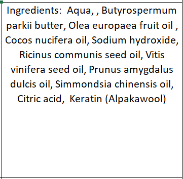 Alpaka Keratin Seife "Haut und Haare"