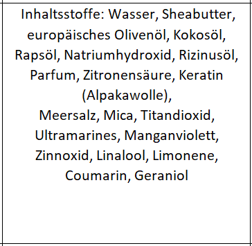 Alpaka Keratin Seife "Lavendel"