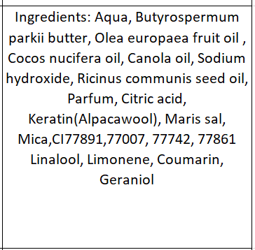 Alpaka Keratin Seife "Lavendel"