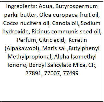 Alpaka Keratin Seife "Magic Moment"