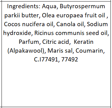 Alpaka Keratin Seife "Peru"