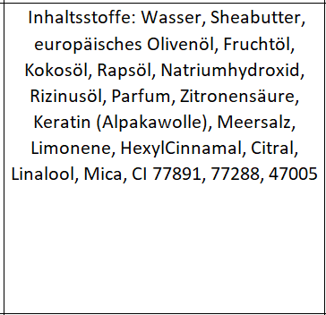 Alpaka Keratin Seife "Sunshine"