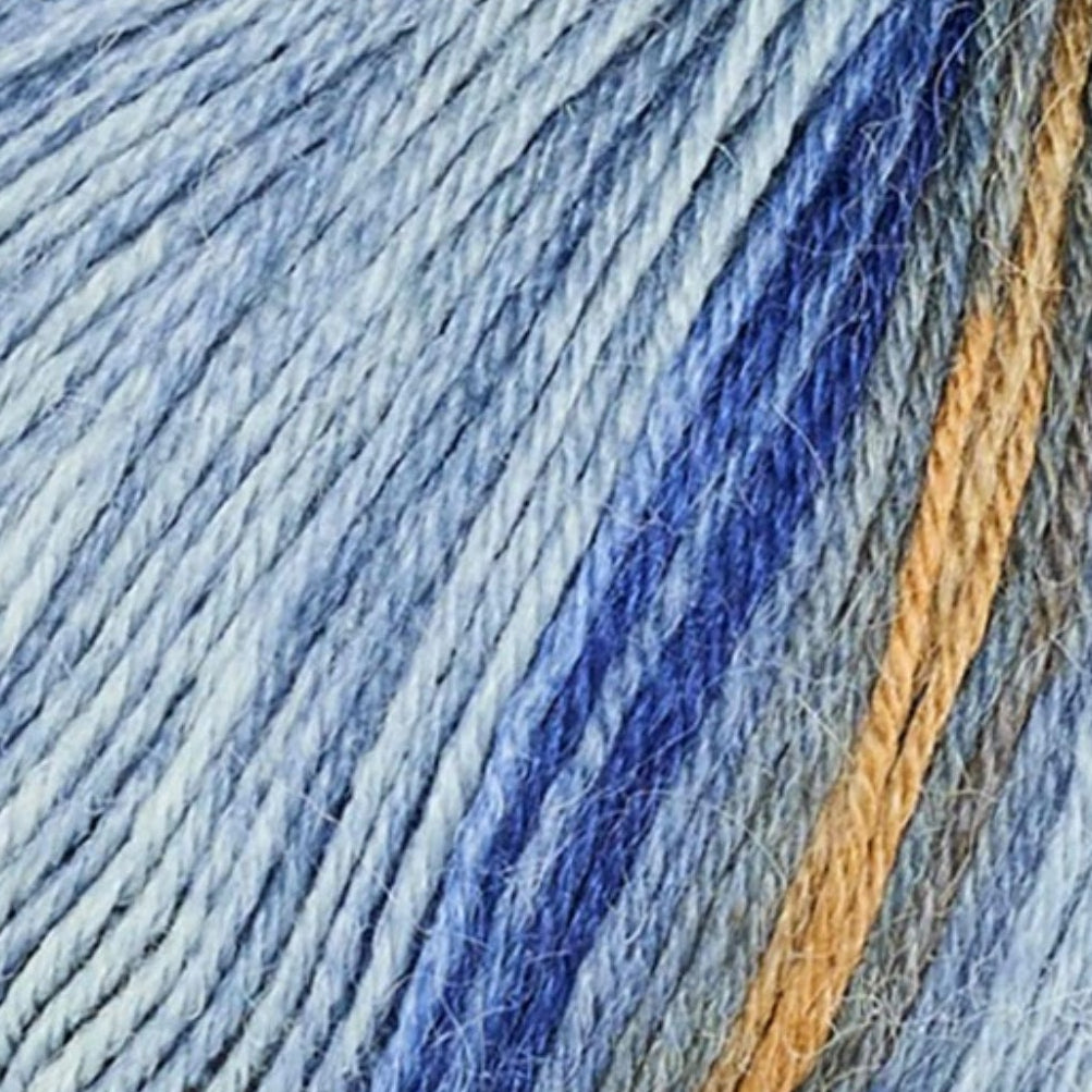 100g Sockenwolle Kornblume 50% Wolle 30% Alpaka 20% Nylon (200m/100g)