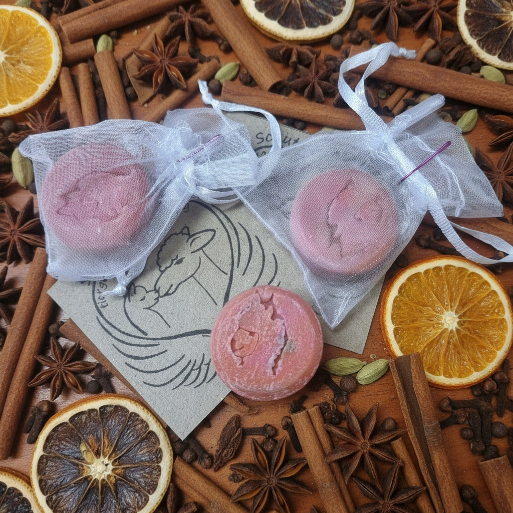 Alpaka Keratin Seife "Glühwein"