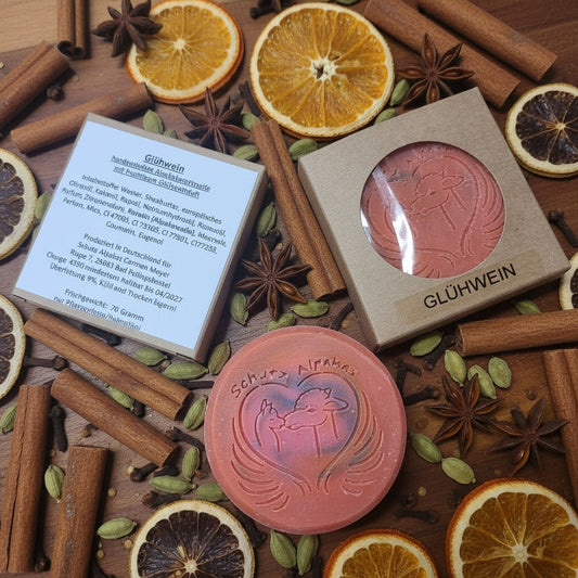 Alpaka Keratin Seife "Glühwein"