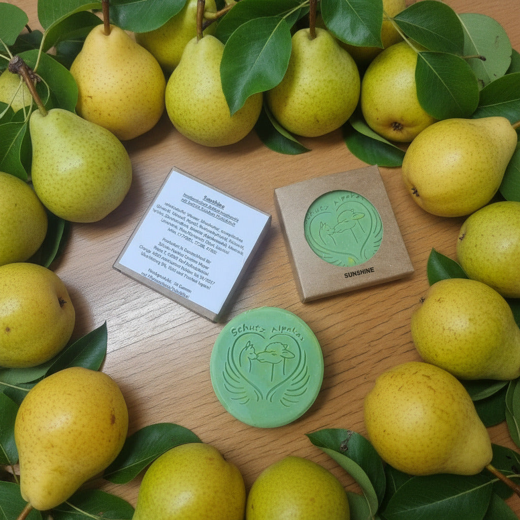 Alpaka Keratin Seife "Sunshine"