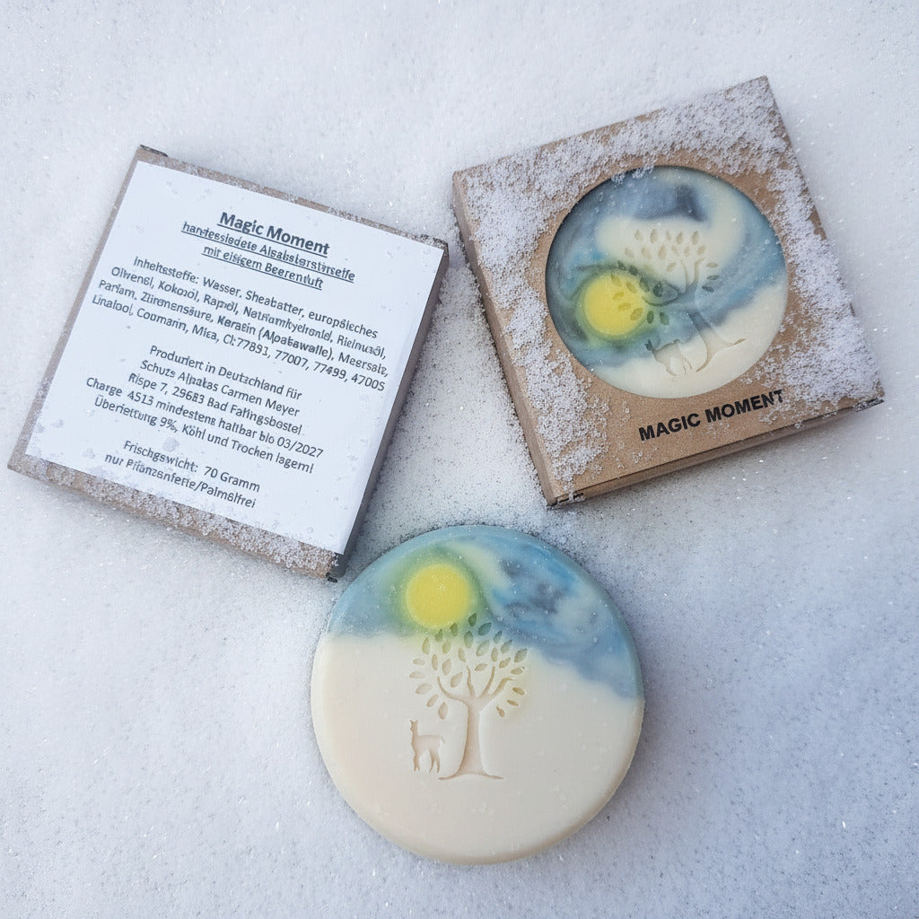 Alpaka Keratin Seife "Magic Moment"